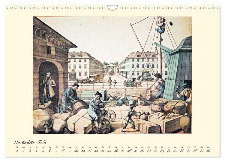 Produktbild: Alltagsleben der Biedermeier-Zeit (Wandkalender 2026 DIN A3 quer), CALVENDO Monatskalender