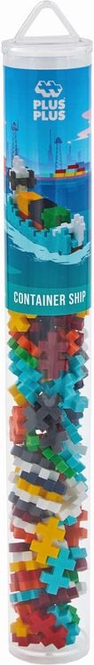 Produktbild: Plus Plus - 100 Kreativ Bausteine Frachtschiff