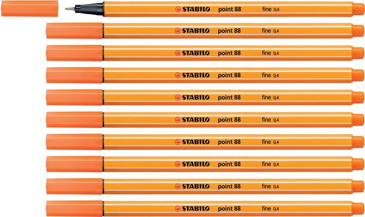 Produktbild: STABILO Point 88 gelbrot