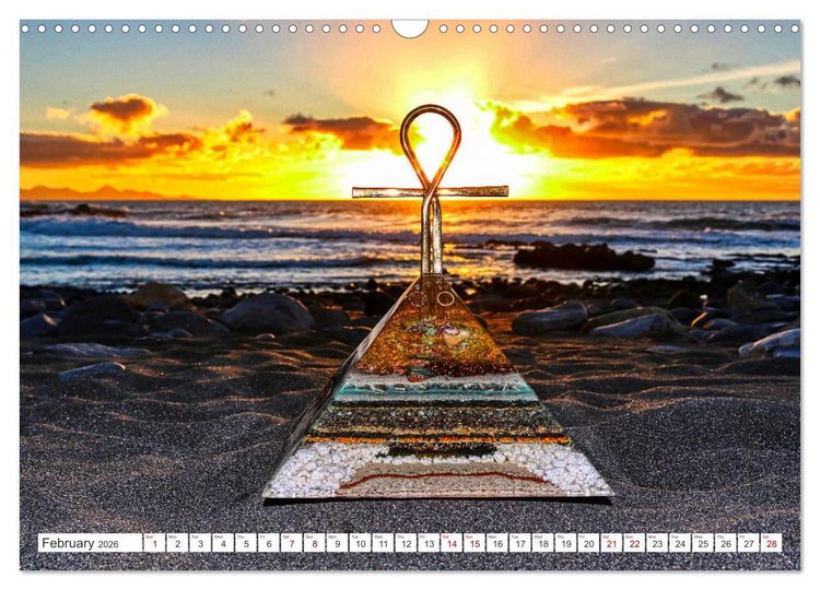 Produktbild: Orgonites - Power and joie de vivre for mind and body (Wall Calendar 2026 DIN A3 landscape), CALVENDO 12 Month Wall Calendar