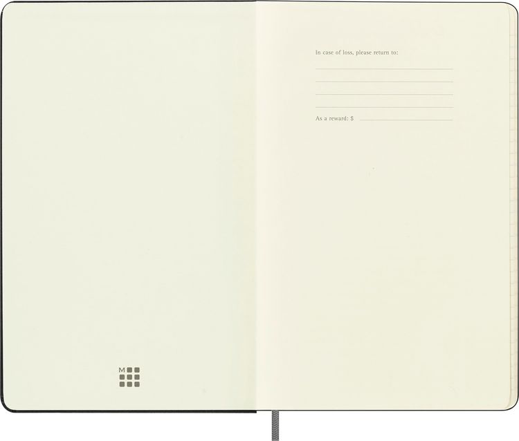 Produktbild: Moleskine Holiday Notizbuch, L/A5, Liniert, fester Einband, Schwarz