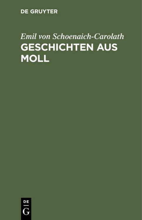 Produktbild: Geschichten aus Moll