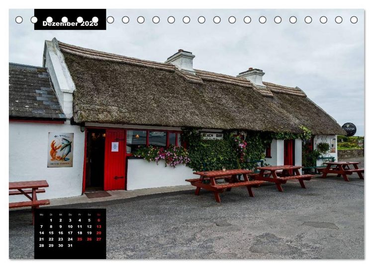 Produktbild: Irland - Galway, Sligo und die Westk&uuml;ste (Tischkalender 2026 DIN A5 quer), CALVENDO Monatskalender