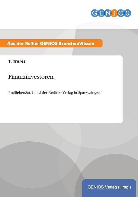 Produktbild: Finanzinvestoren