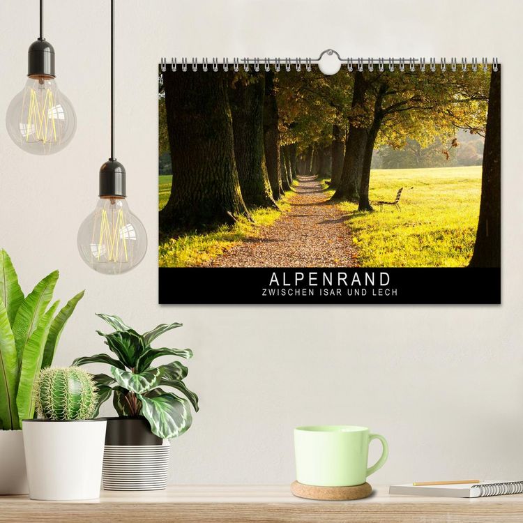 Produktbild: Alpenrand zwischen Isar und Lech (Wandkalender 2026 DIN A4 quer), CALVENDO Monatskalender