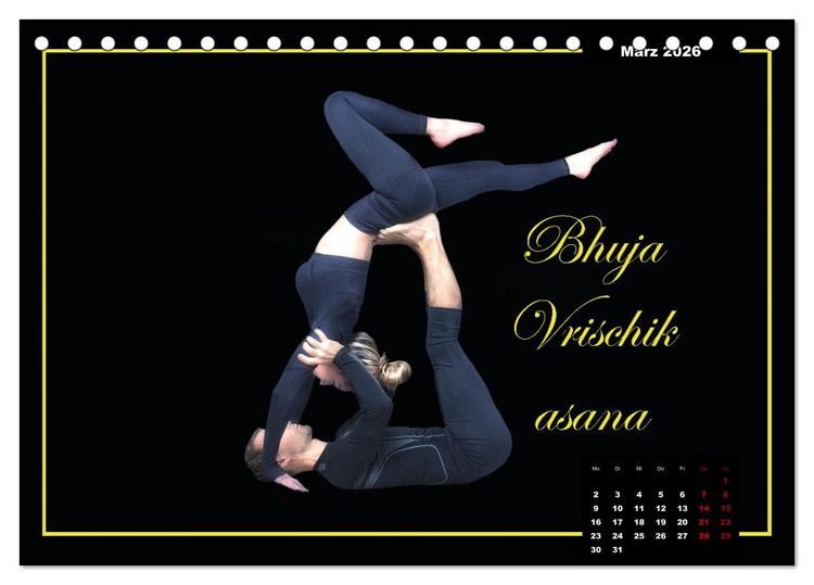 Produktbild: Yoga - Asana (Tischkalender 2026 DIN A5 quer), CALVENDO Monatskalender