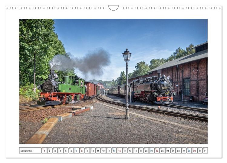 Produktbild: Volldampf voraus! (Wandkalender 2026 DIN A3 quer), CALVENDO Monatskalender