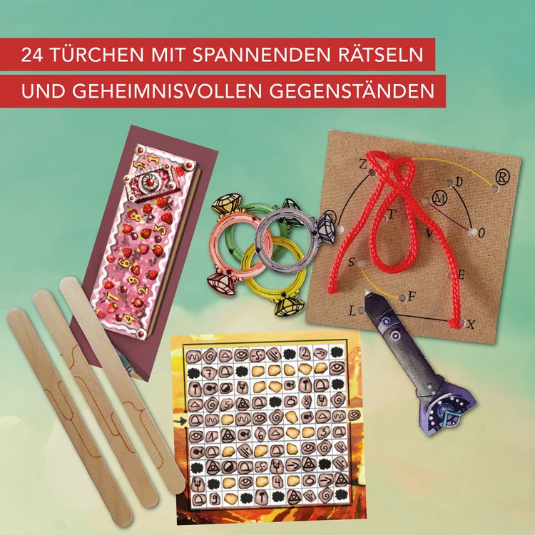 Produktbild: Escape Experience Adventskalender &ndash; Atlantis. L&ouml;se die 24 R&auml;tsel der sagenumwobenen Stadt