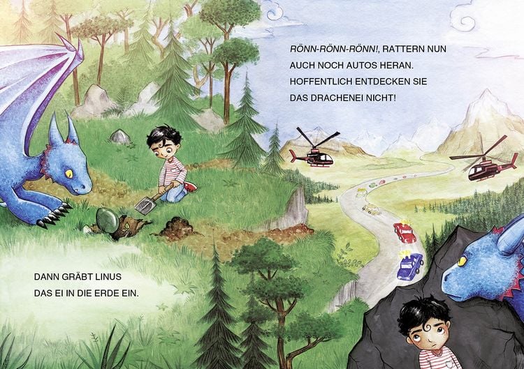 Produktbild: Lesel&ouml;wen 1. Klasse - Das geheimnisvolle Drachenei (Gro&szlig;buchstabenausgabe)