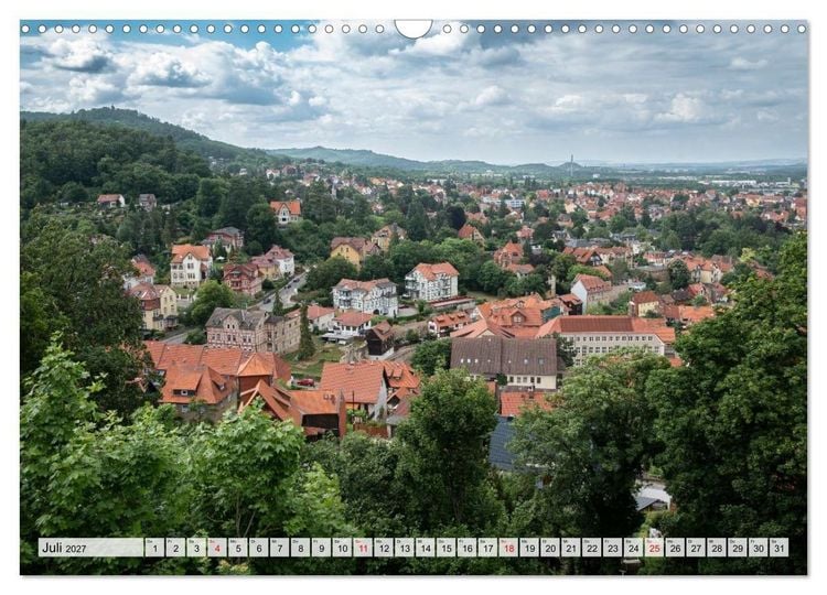 Produktbild: Blankenburg verzaubert - Die Bl&uuml;tenstadt im Harz (Wandkalender 2027 DIN A3 quer), CALVENDO Monatskalender