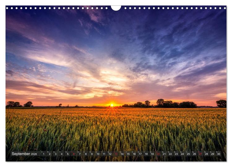 Produktbild: Epische Sonnenunterg&auml;nge im Rhein-Neckar-Kreis (Wandkalender 2026 DIN A3 quer), CALVENDO Monatskalender
