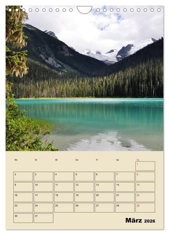 Produktbild: Kanadas gro&szlig;e Seen / Planer (Wandkalender 2026 DIN A4 hoch), CALVENDO Monatskalender