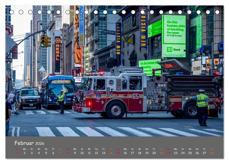 Produktbild: Faszination New York (Tischkalender 2026 DIN A5 quer), CALVENDO Monatskalender