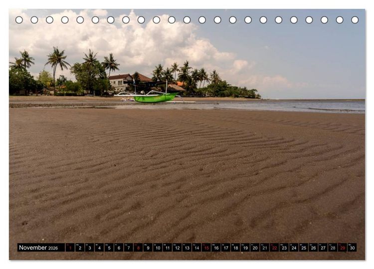 Produktbild: Bali - Indonesien (Tischkalender 2026 DIN A5 quer), CALVENDO Monatskalender