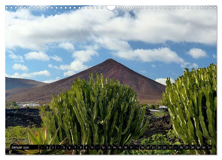 Produktbild: Vulkaninsel Lanzarote (Wandkalender 2026 DIN A3 quer), CALVENDO Monatskalender