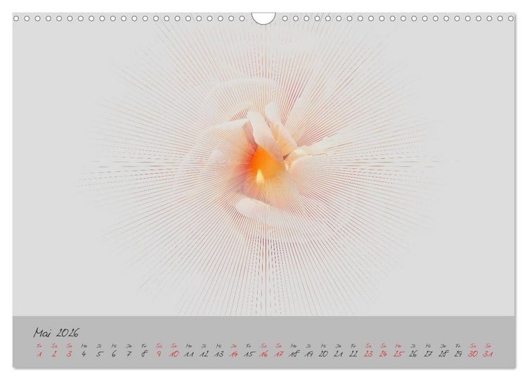 Produktbild: Bl&uuml;ten FineArt (Wandkalender 2026 DIN A3 quer), CALVENDO Monatskalender