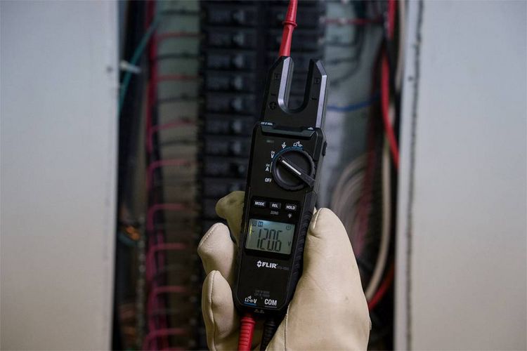Produktbild: FLIR VT8-1000 Stromzange digital CAT IV 600 V, CAT III 1000V Anzeige (Counts): 6000