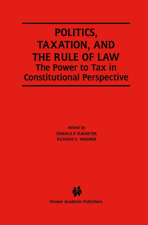 Produktbild: Politics, Taxation, and the Rule of Law