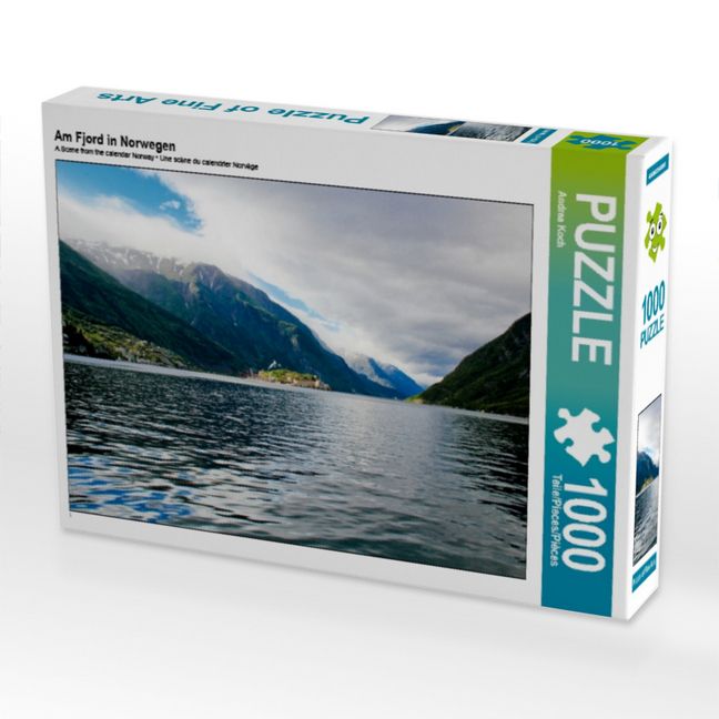 Produktbild: CALVENDO Puzzle Am Fjord in Norwegen | 1000 Teile Lege-Gr&ouml;&szlig;e 64x48cm Foto-Puzzle f&uuml;r gl&uuml;ckliche Stunden