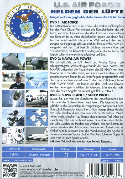 Produktbild: Helden der L&uuml;fte - U.S. Air Force Edition [3 DVDs]