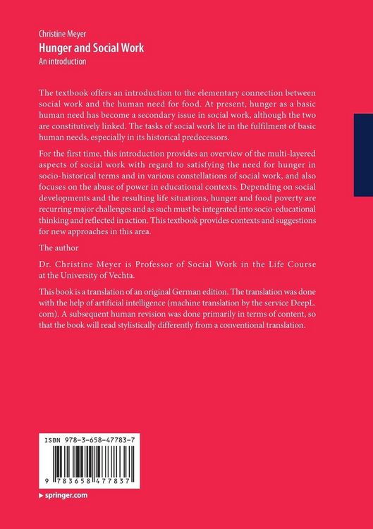 Produktbild: Hunger and Social Work