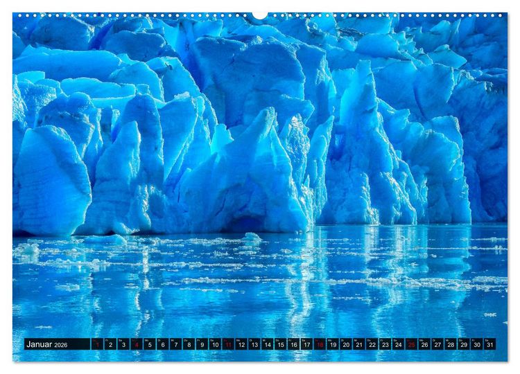 Produktbild: Patagonien und Feuerland (Wandkalender 2026 DIN A2 quer), CALVENDO Monatskalender