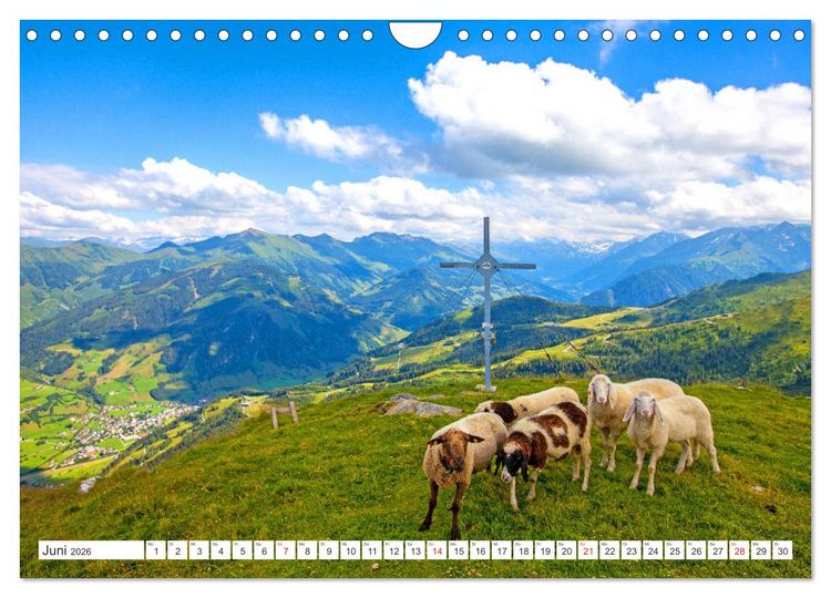 Produktbild: 5 Gipfel-Tour in Rauris (Wandkalender 2026 DIN A4 quer), CALVENDO Monatskalender