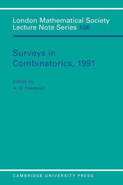 Produktbild: Surveys in Combinatorics, 1991