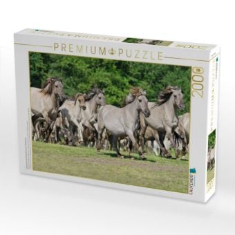 Produktbild: Galoppierende Herde D&uuml;lmener Wildpferde (Puzzle)