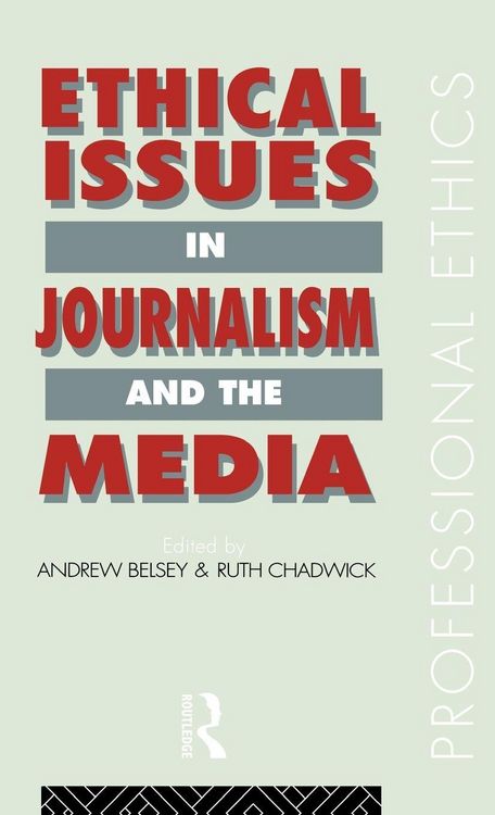 Produktbild: Ethical Issues in Journalism and the Media