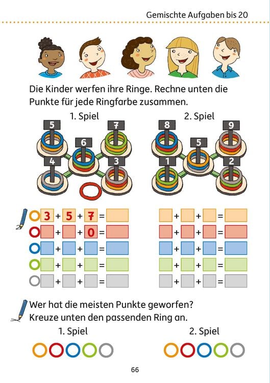 Produktbild: Mein &Uuml;bungsheft Rechnen lernen 1. Klasse