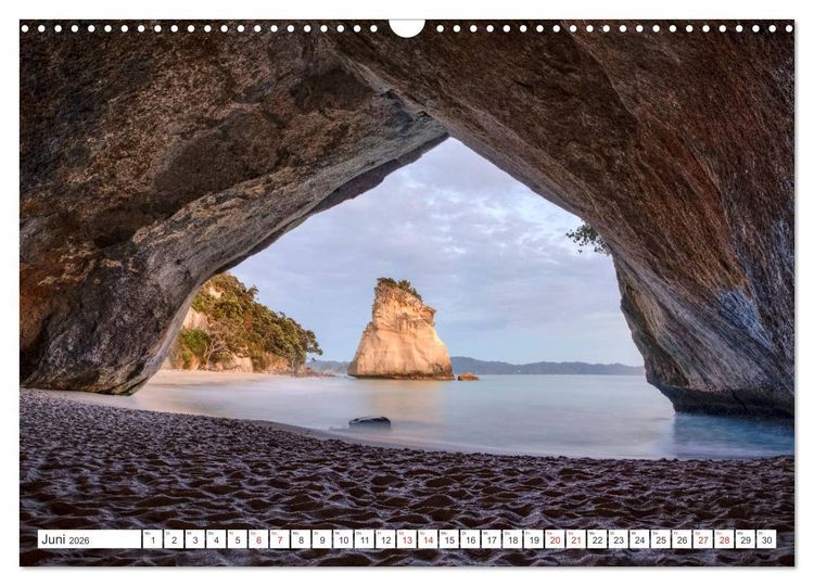 Produktbild: Neuseeland Nordinsel - Das Land der Hobbits und Vulkane (Wandkalender 2026 DIN A3 quer), CALVENDO Monatskalender