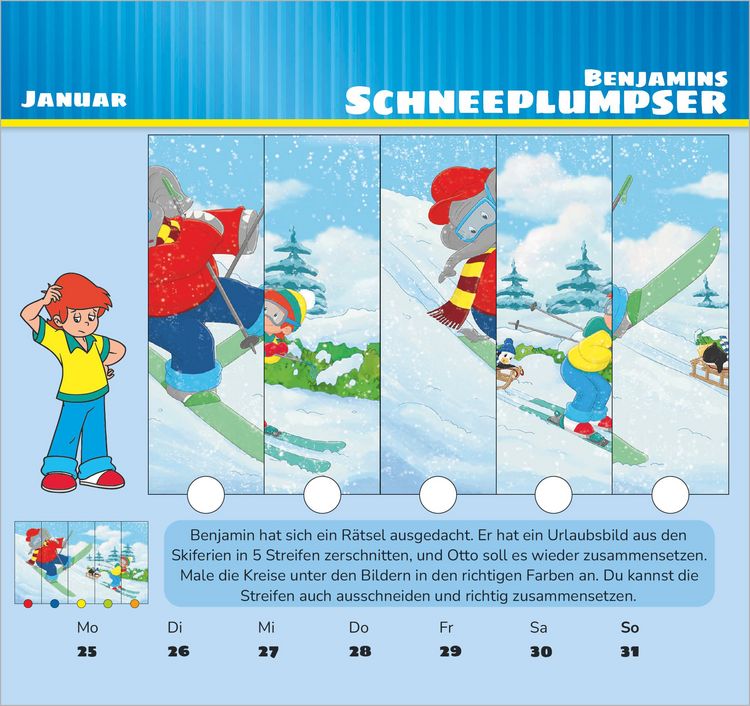 Produktbild: Benjamin Bl&uuml;mchen Spiel- und Spa&szlig;kalender 2027