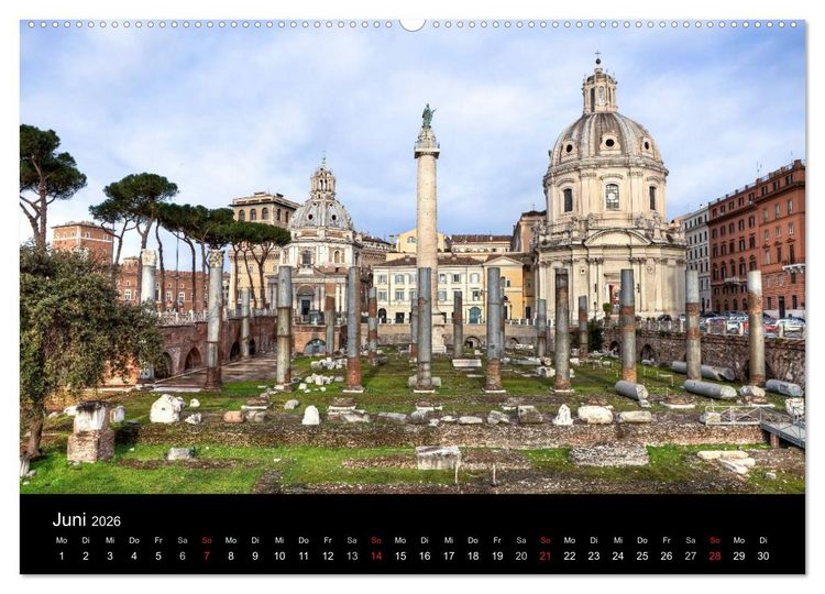 Produktbild: Rom (Wandkalender 2026 DIN A2 quer), CALVENDO Monatskalender