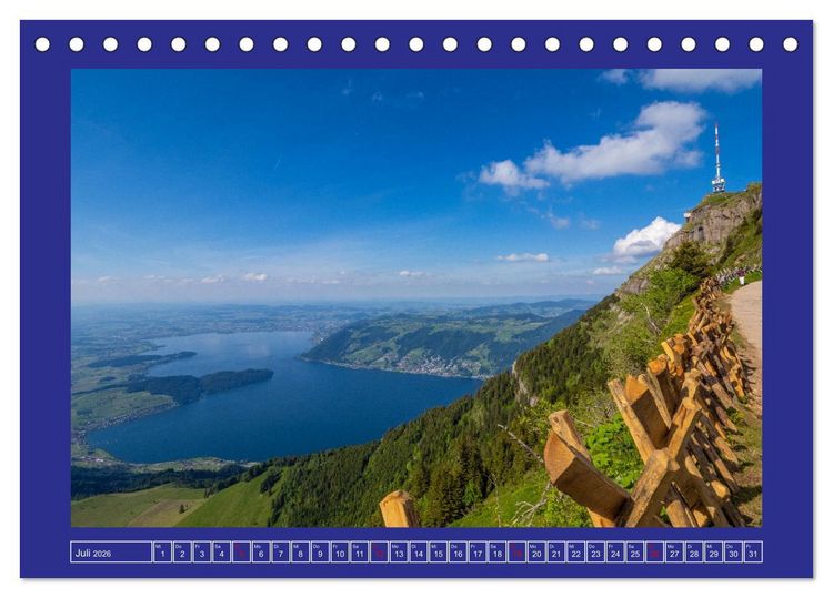 Produktbild: Gr&uuml;ezi in den Schweizer Bergen (Tischkalender 2026 DIN A5 quer), CALVENDO Monatskalender