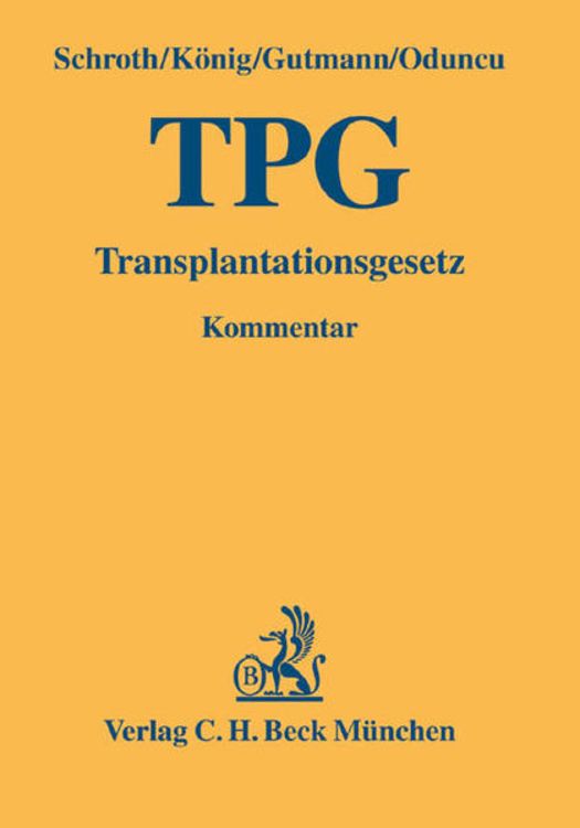 Produktbild: Transplantationsgesetz