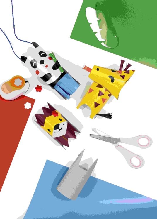 Produktbild: Folia Buntpapier gummiert, 18,5x29,7cm, 10 Blatt, farbig sortiert
