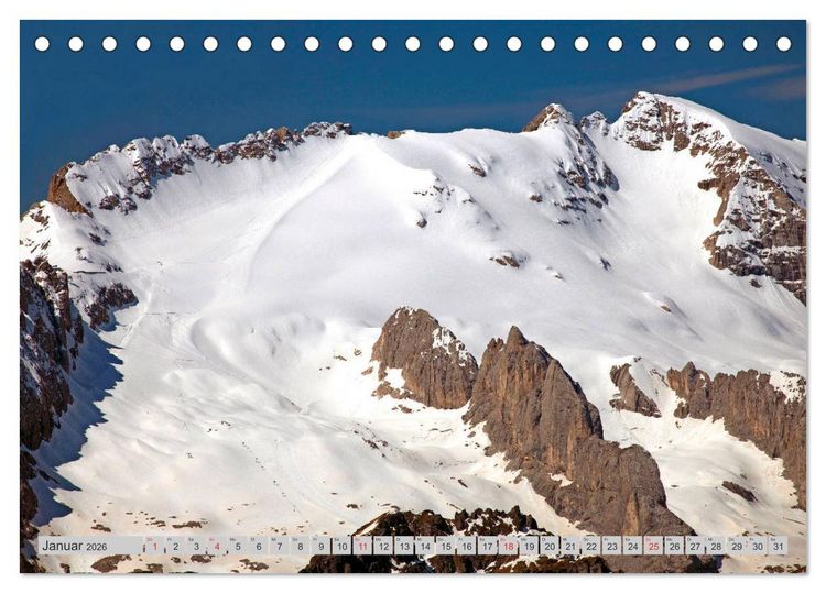Produktbild: Meine Dolomiten Berge (Tischkalender 2026 DIN A5 quer), CALVENDO Monatskalender