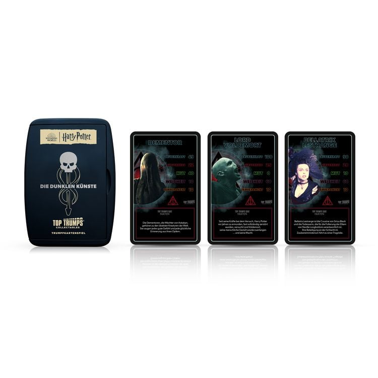 Produktbild: Top Trumps Harry Potter die Dunklen K&uuml;nste Collectables