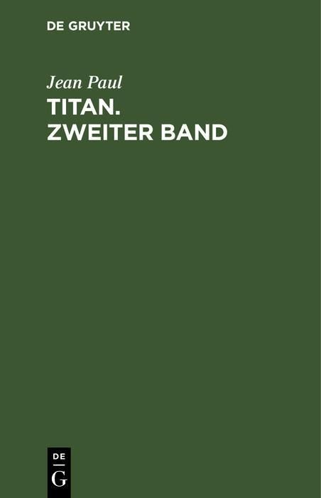 Produktbild: Titan. Zweiter Band