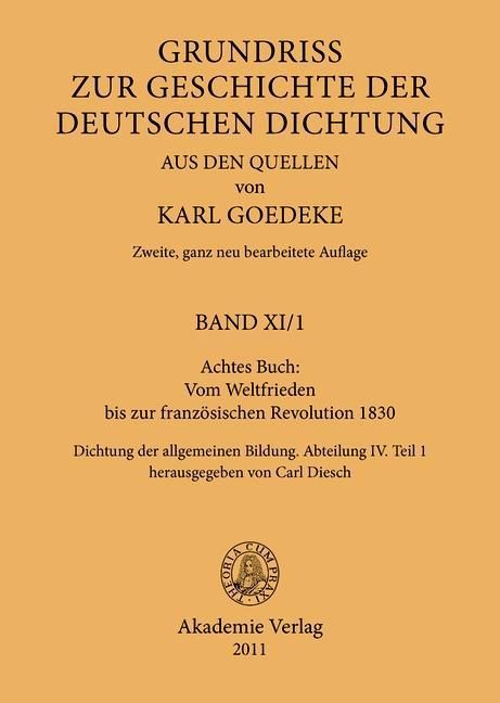 Produktbild: Achtes Buch: Vom Weltfrieden bis zur franz&ouml;sischen Revolution 1830