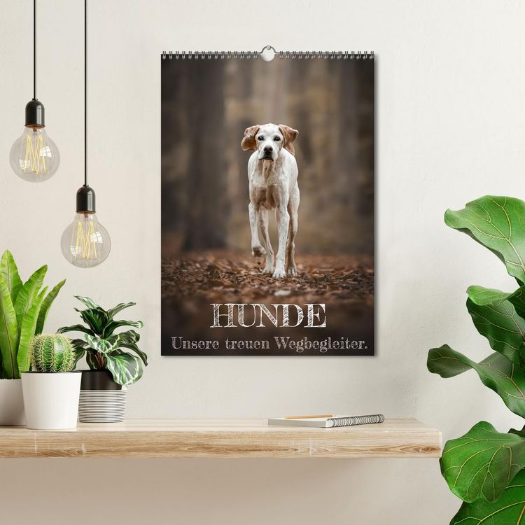 Produktbild: Hunde - Unsere treuen Wegbegleiter. (Wandkalender 2026 DIN A3 hoch), CALVENDO Monatskalender