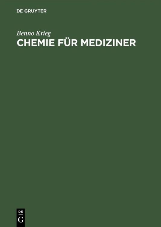 Produktbild: Chemie für Mediziner