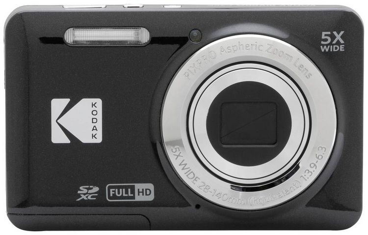 Produktbild: Kodak Pixpro FZ55 Friendly Zoom Digitalkamera 16 Megapixel Opt. Zoom: 5 x Schwarz Full HD Video, HDR-Video, Integrierter Akku