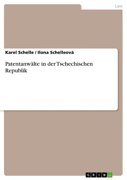 Produktbild: Patentanw&auml;lte in der Tschechischen Republik