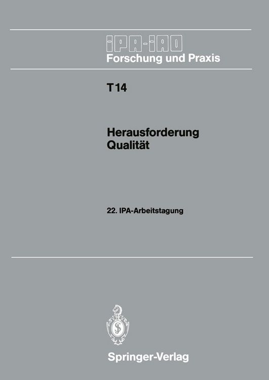 Produktbild: Herausforderung Qualit&auml;t