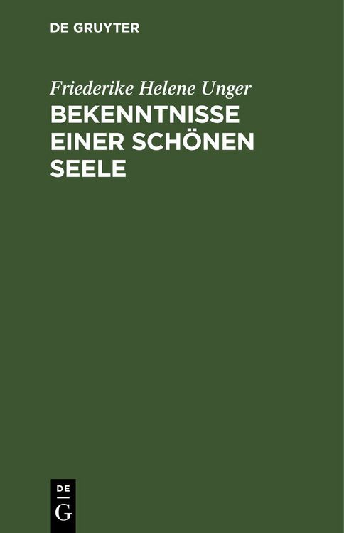 Produktbild: Bekenntnisse einer sch&ouml;nen Seele