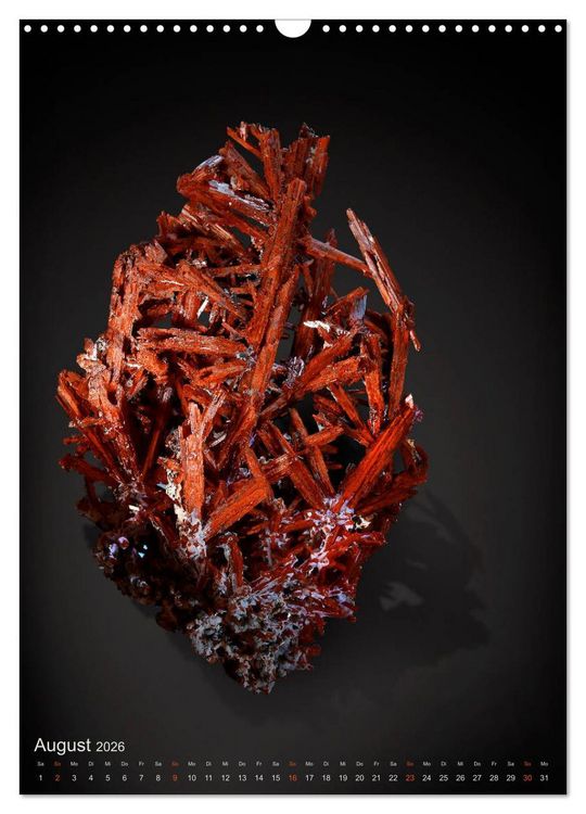 Produktbild: ZAUBERHAFTE MINERALIEN designed by nature (Wandkalender 2026 DIN A3 hoch), CALVENDO Monatskalender