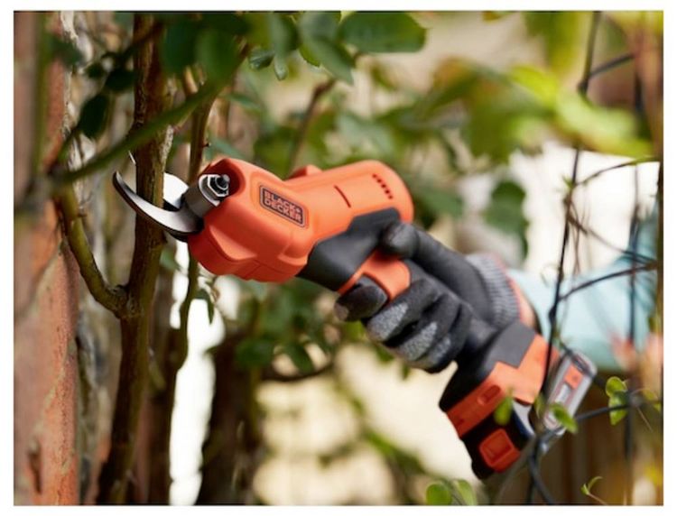 Produktbild: Black & Decker BCPP18D1-QW Akku Akku-Gartenschere inkl. Akku, inkl. Ladeger&auml;t 18V Li-Ion