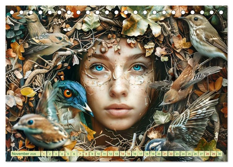 Produktbild: Die vielen Gesichter von Mutter Natur (Tischkalender 2026 DIN A5 quer), CALVENDO Monatskalender